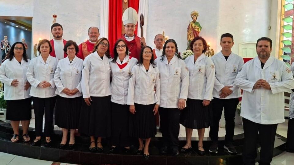 Missa na Paróquia São Judas e Investidura dos novos MESC