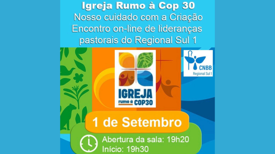 Encontro on-line: Articulação da Igreja Rumo à COP 30
