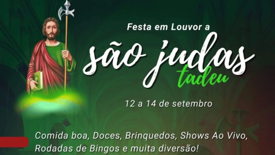 Festa em louvor a São Judas Tadeu em Américo Brasiliense